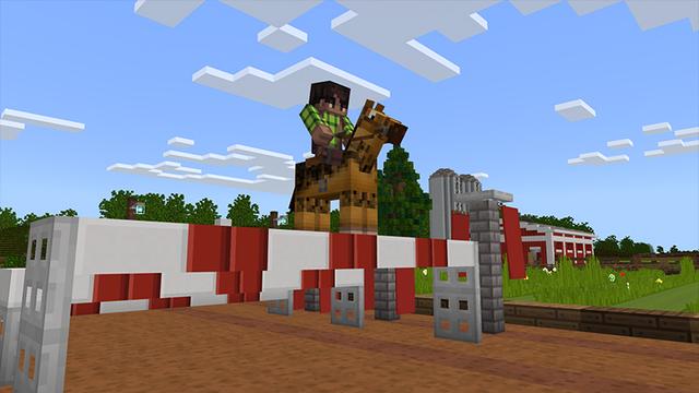Screenshot of the Minecraft Bedrock Marketplace product Ranch created by Shapescape.