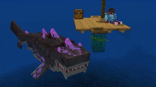Screenshot of the Minecraft Bedrock Marketplace product Real Raft Survival created by Shapescape.