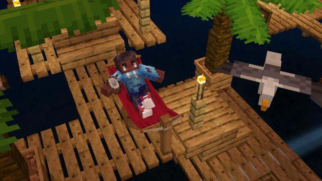 Screenshot of the Minecraft Bedrock Marketplace product Real Raft Survival created by Shapescape.