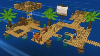 Screenshot of the Minecraft Bedrock Marketplace product Real Raft Survival created by Shapescape.