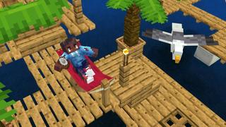 Screenshot of the Minecraft Bedrock Marketplace product Real Raft Survival created by Shapescape.