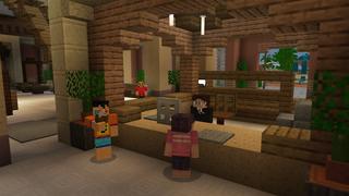 Screenshot of the Minecraft Bedrock Marketplace product Resort created by Shapescape.