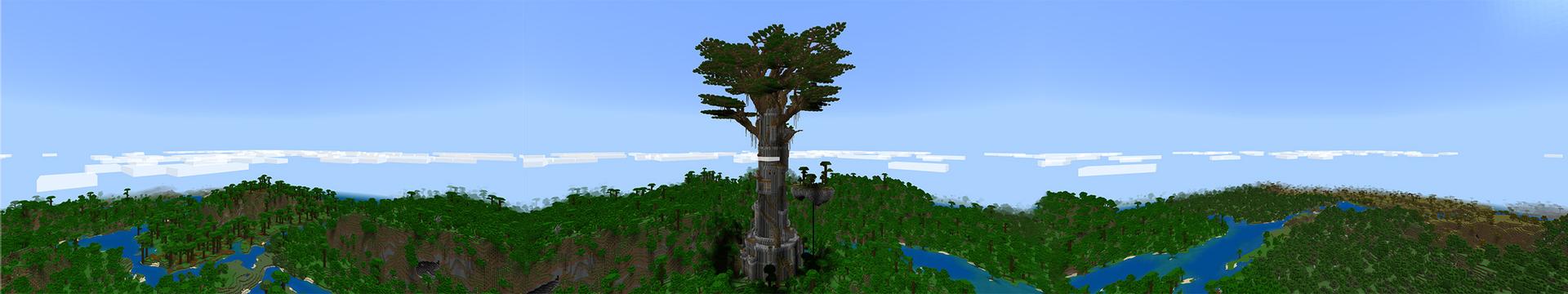 Panorama of the Minecraft Bedrock Marketplace product REVERSE GRAVITY created by Shapescape.