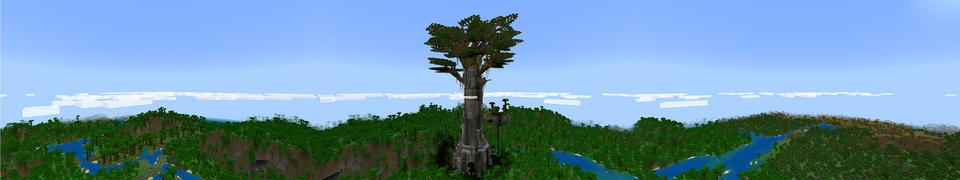 Panorama of the Minecraft Bedrock Marketplace product REVERSE GRAVITY created by Shapescape.