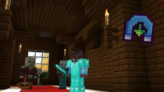 Screenshot of the Minecraft Bedrock Marketplace product REVERSE GRAVITY created by Shapescape.