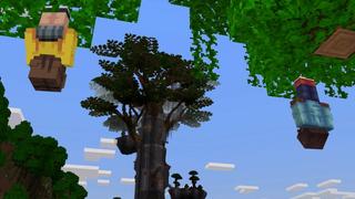 Screenshot of the Minecraft Bedrock Marketplace product REVERSE GRAVITY created by Shapescape.