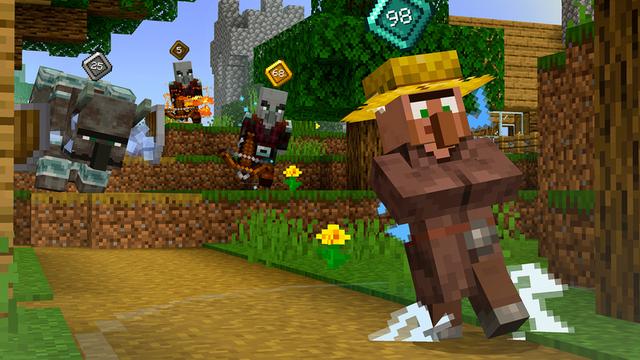 Screenshot of the Minecraft Bedrock Marketplace product RPG Mobs Add-On created by Shapescape.
