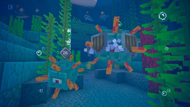 Screenshot of the Minecraft Bedrock Marketplace product RPG Mobs Add-On created by Shapescape.