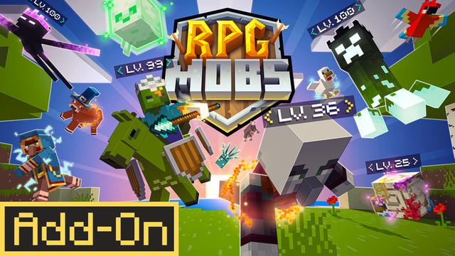 Thumbnail of the Minecraft Bedrock Marketplace product RPG-Mobs-Add-On created by Shapescape.