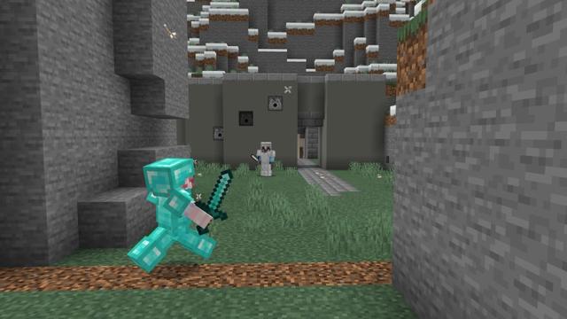 Screenshot of the Minecraft Bedrock Marketplace product Secret Bunker created by Shapescape.