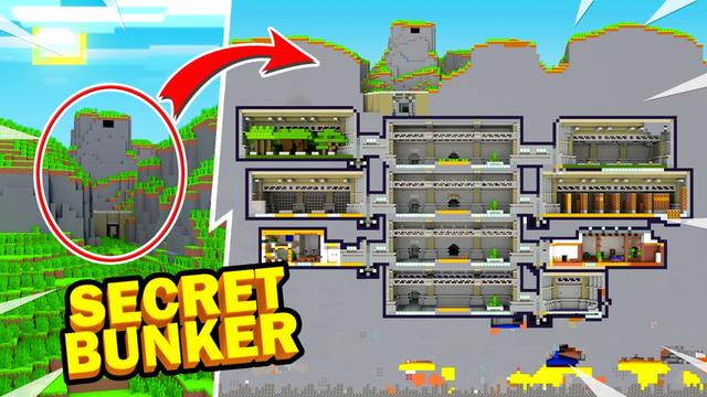 Thumbnail of the Minecraft Bedrock Marketplace product Secret Bunker created by Shapescape.