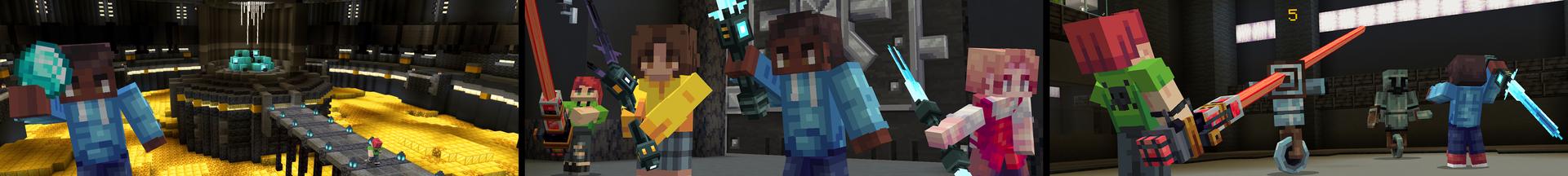 Panorama of the Minecraft Bedrock Marketplace product Secret Vault created by Shapescape.
