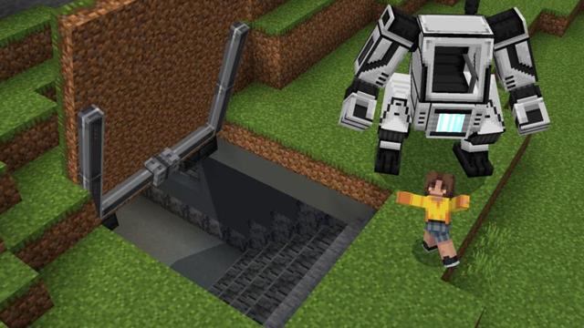 Screenshot of the Minecraft Bedrock Marketplace product Secret Vault created by Shapescape.