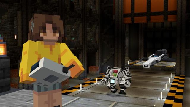 Screenshot of the Minecraft Bedrock Marketplace product Secret Vault created by Shapescape.