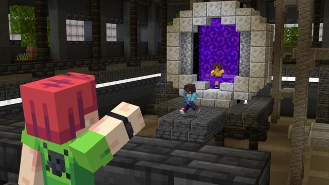 Screenshot of the Minecraft Bedrock Marketplace product Secret Vault created by Shapescape.