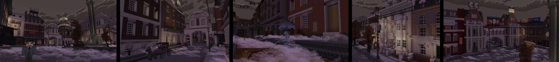 Panorama of the Minecraft Bedrock Marketplace product Sherlock Holmes created by Shapescape.