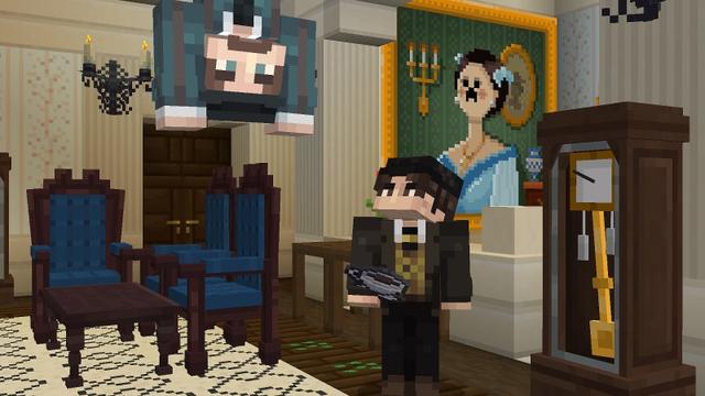 Screenshot of the Minecraft Bedrock Marketplace product Sherlock Holmes created by Shapescape.