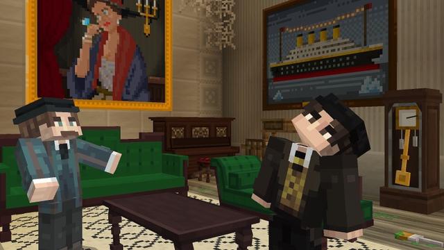Screenshot of the Minecraft Bedrock Marketplace product Sherlock Holmes created by Shapescape.
