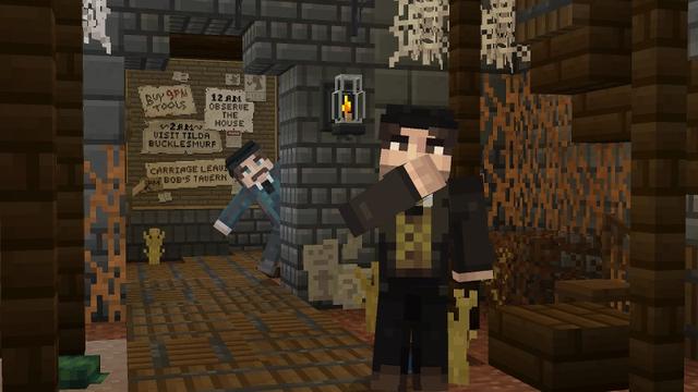 Screenshot of the Minecraft Bedrock Marketplace product Sherlock Holmes created by Shapescape.