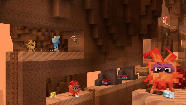 Screenshot of the Minecraft Bedrock Marketplace product Smurfs created by Shapescape.
