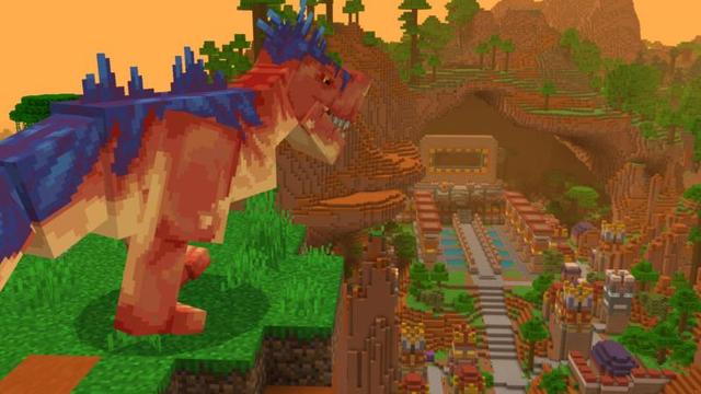 Screenshot of the Minecraft Bedrock Marketplace product Sniffer Dimension created by Shapescape.