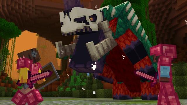 Screenshot of the Minecraft Bedrock Marketplace product Sniffer Dimension created by Shapescape.