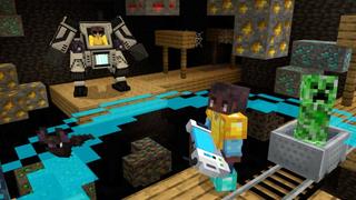 Screenshot of the Minecraft Bedrock Marketplace product Super Secret Pyramid created by Shapescape.