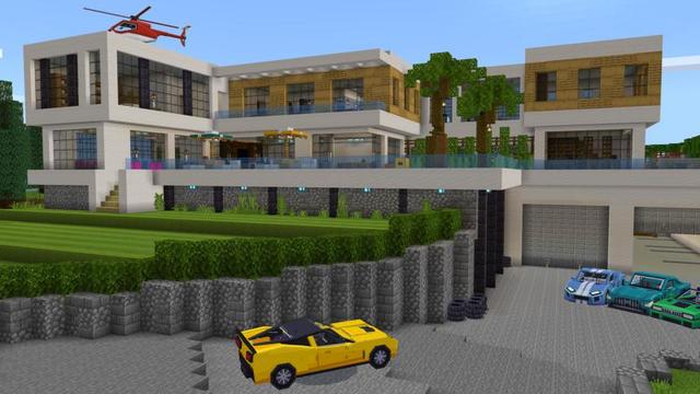Screenshot of the Minecraft Bedrock Marketplace product Supercars created by Shapescape.