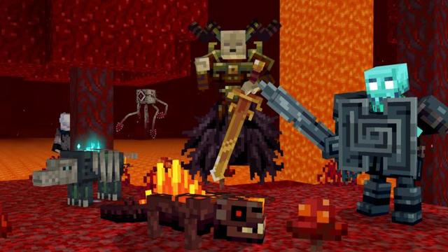 Screenshot of the Minecraft Bedrock Marketplace product Survival+ Demons created by Shapescape.