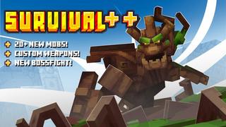 Thumbnail of the Minecraft Bedrock Marketplace product Survival++ created by Shapescape.