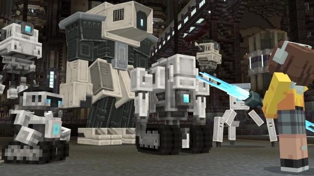 Screenshot of the Minecraft Bedrock Marketplace product Survival+ SCI-FI created by Shapescape.