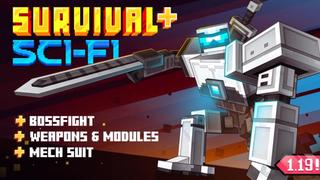 Thumbnail of the Minecraft Bedrock Marketplace product Survival+ SCI-FI created by Shapescape.