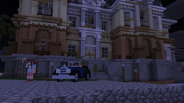 Screenshot of the Minecraft Bedrock Marketplace product Swamp Monster Mansion created by Shapescape.