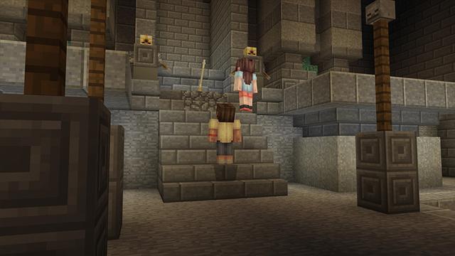 Screenshot of the Minecraft Bedrock Marketplace product Swamp Monster Mansion created by Shapescape.