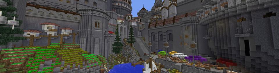 Panorama of the Minecraft Bedrock Marketplace product The Bastion created by Shapescape.