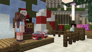 Screenshot of the Minecraft Bedrock Marketplace product The Mall created by Shapescape.