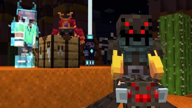 Screenshot of the Minecraft Bedrock Marketplace product Ultimate Armor Expansion created by Shapescape.