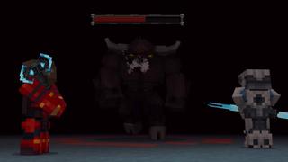 Screenshot of the Minecraft Bedrock Marketplace product Ultimate Battle Arena 5000 created by Shapescape.