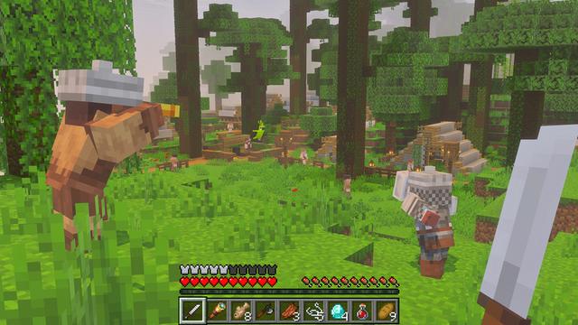 Screenshot of the Minecraft Bedrock Marketplace product Vikings created by Shapescape.