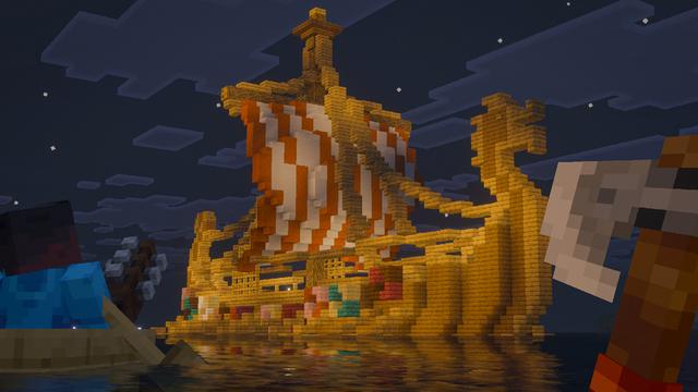 Screenshot of the Minecraft Bedrock Marketplace product Vikings created by Shapescape.