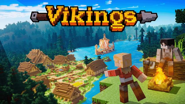 Thumbnail of the Minecraft Bedrock Marketplace product Vikings created by Shapescape.