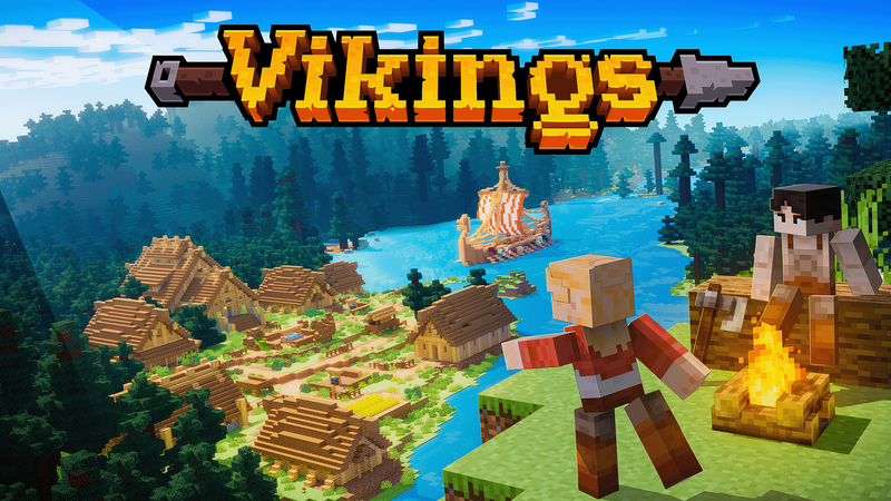 Thumbnail of the Minecraft Bedrock Marketplace product Vikings created by Shapescape.