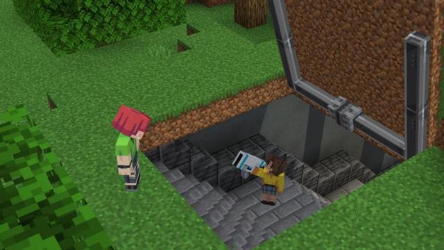 Screenshot of the Minecraft Bedrock Marketplace product Villain Bunker created by Shapescape.