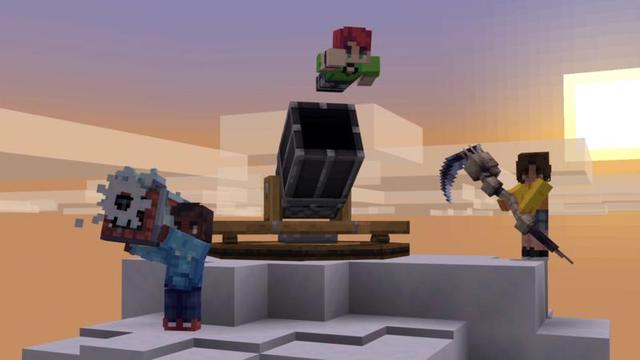 Screenshot of the Minecraft Bedrock Marketplace product Weapons Expansion created by Shapescape.