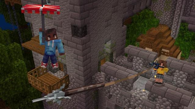 Screenshot of the Minecraft Bedrock Marketplace product Weapons Expansion 2 created by Shapescape.