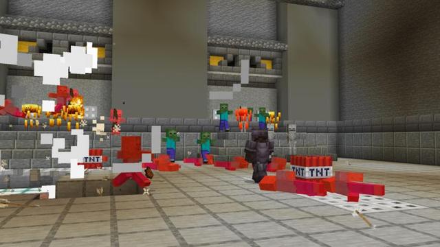 Screenshot of the Minecraft Bedrock Marketplace product Weapons Expansion created by Shapescape.