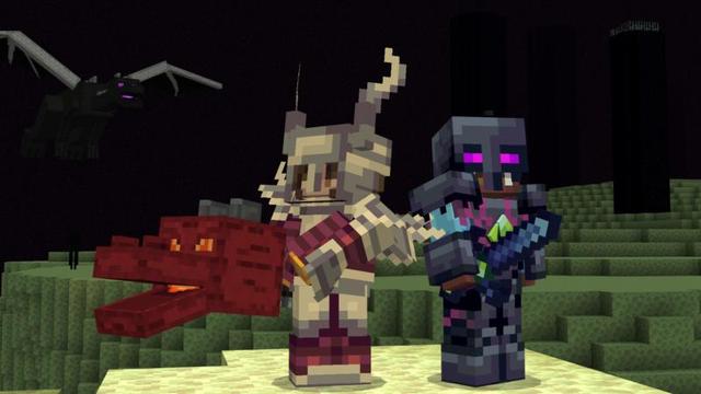 Screenshot of the Minecraft Bedrock Marketplace product WEAPONS + ARMOR Expansion created by Shapescape.