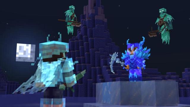 Screenshot of the Minecraft Bedrock Marketplace product WEAPONS + ARMOR Expansion created by Shapescape.