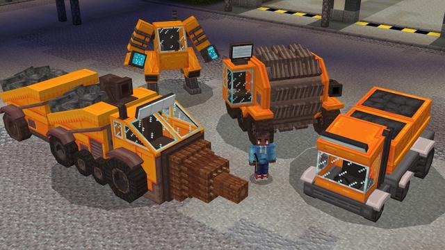 Screenshot of the Minecraft Bedrock Marketplace product World of Mining created by Shapescape.