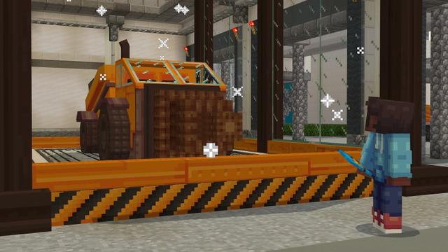 Screenshot of the Minecraft Bedrock Marketplace product World of Mining created by Shapescape.